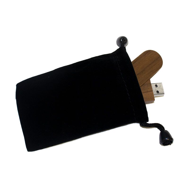 VAR013, BOLSA RECTANGULAR DE TERCIOPELO
Bolsa Rectangular de Terciopelo negro para Memoria USB.