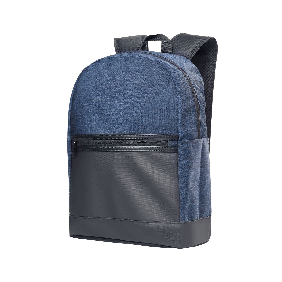 SIN 505, MOCHILA CON VINIL PUKI. Mochila con bolsa principal y bolsa frontal con cierre y 2 bolsillos laterales. Incluye compartimento para laptop.