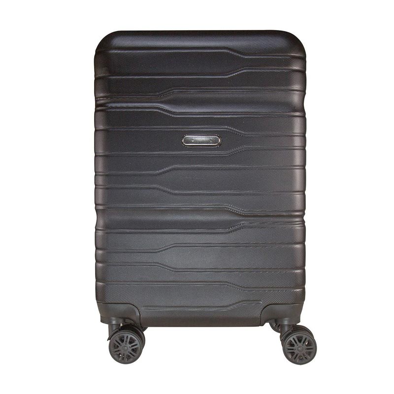 SIN 713, MALETA TROLLEY ODYSSEY. Maleta carry-on que combina estilo, funcionalidad y seguridad, ideal para viajes cortos. Diseño que brinda un amplio espacio y organización impecable, cuenta con compartimentos internos para accesorios y artículos personales. Incorpora un candado de combinación para mayor seguridad. Cuenta con cuatro ruedas de giro suave y asa retráctil con dos niveles ajustables que facilitan su adecuada movilización.